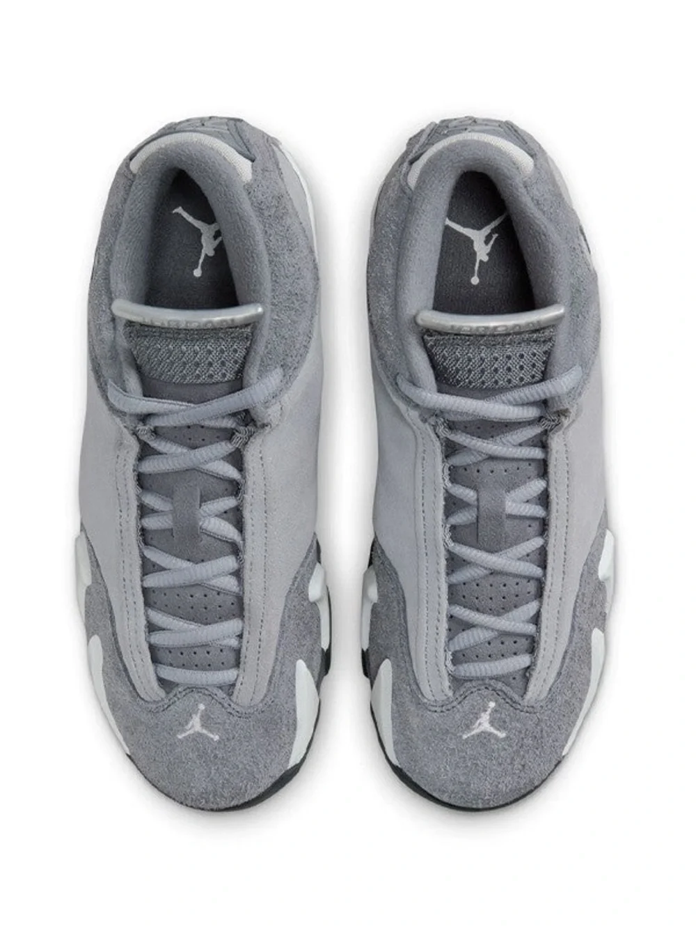 Jordan Low-Top Sneakers in Light Grey and White